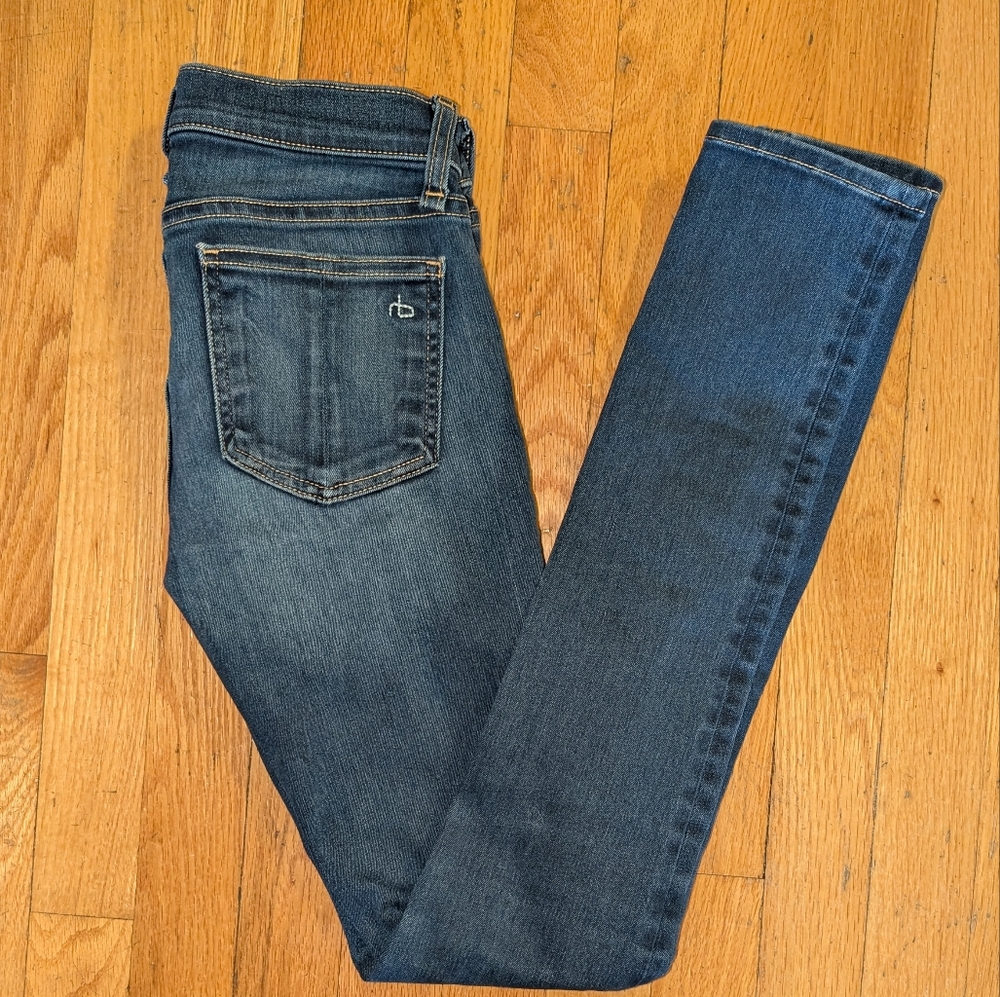 rag & bone Women's Skinny Jeans - Dark Blue